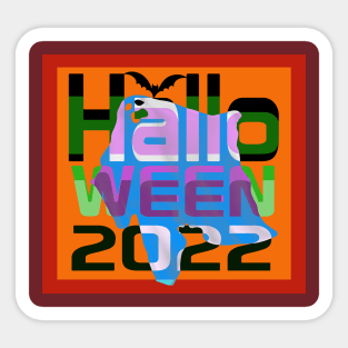 halloween 2022 ghost spooky Sticker